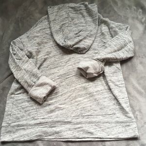 Heathered grey sweater